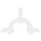 Ekena Millwork Ericson Architectural Grade PVC Gable Bracket, 60"W x 37 1/2"H x 2"D x 6"F, 15/12 Pitch GBP060X38X0206ERI00 - alternate 5